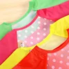 Waterproof Cartoon Long Sleeve Art Apron Baby Bib - Infant Toddler Feeding Bib for Boys and Girls, Soft Burp Cloth