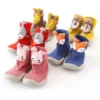 Baby First Shoes - Toddler Walker Soft Sole Knit Booties for Boys & Girls, Anti-Slip Floor Casual Shoes