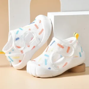 Summer Breathable Air Mesh Kids Sandals - Baby Unisex Casual Shoes, Anti-slip Soft Sole First Walkers, Lightweight Infant Shoes (1-4T)