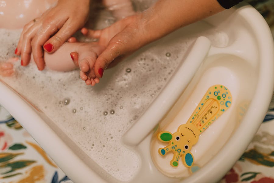 How to Take a Bath with Your Baby